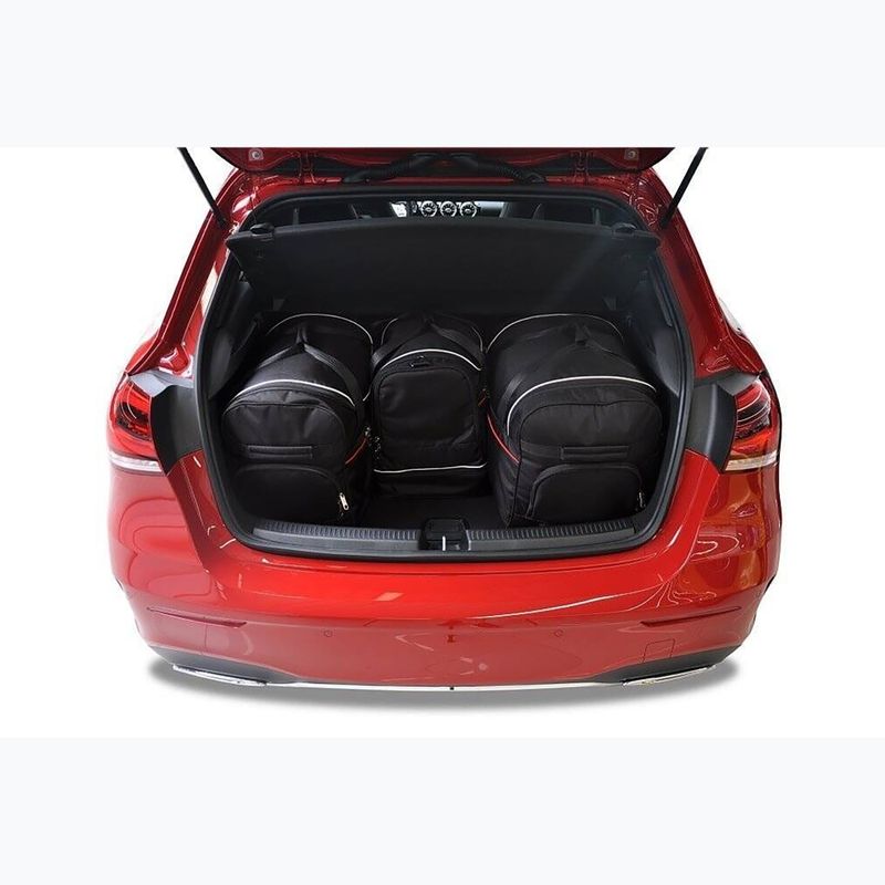 KJUST Mercedes-Benz A Hatchback set di borse per il bagaglio 2018+ 4 pezzi nero. 13