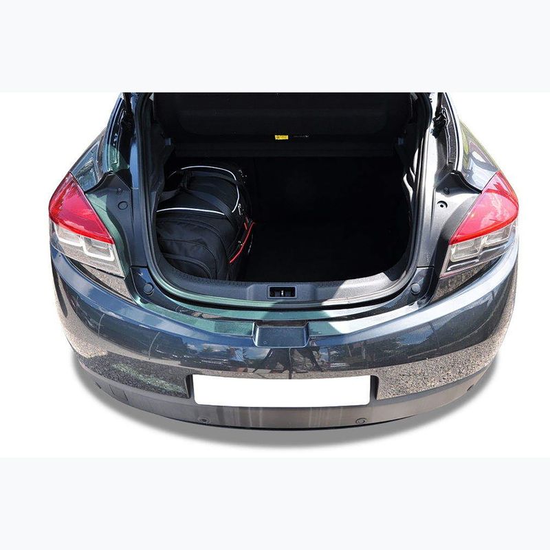 Set di borse per bagagliaio KJUST Renault Megane Coupé 2008-2016 4 pezzi nero. 12