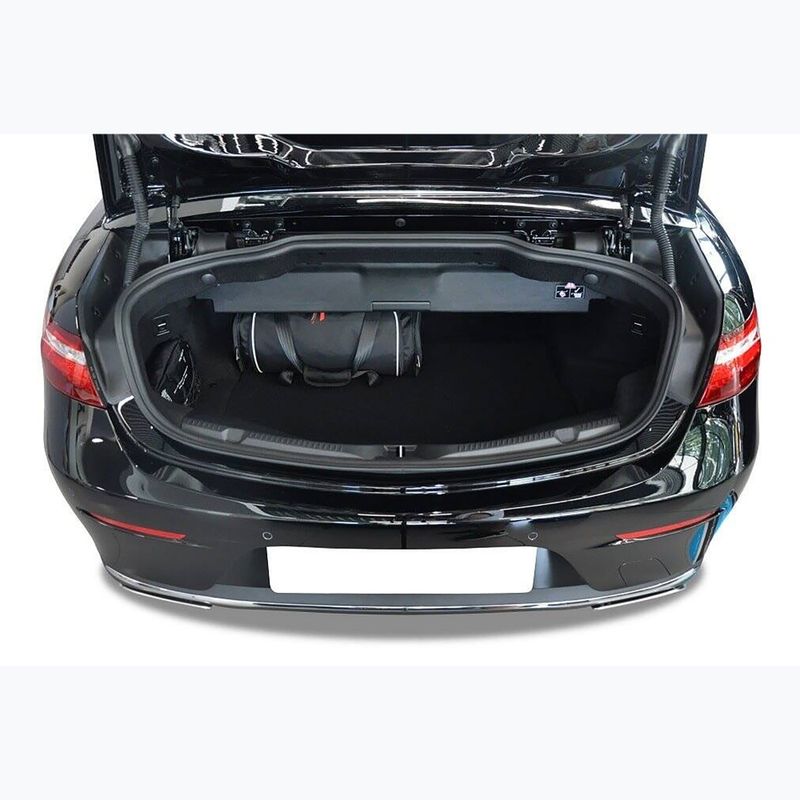 KJUST Mercedes-Benz E Cabrio 2017+ set di 4 borse portabagagli nero. 15