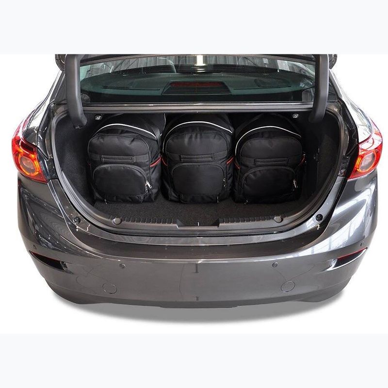 KJUST Mazda 3 Limousine 2013-2018 set di borse per bagagliaio 5 pezzi nero. 14