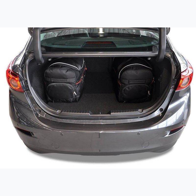 KJUST Mazda 3 Limousine 2013-2018 set di borse per bagagliaio 5 pezzi nero. 15