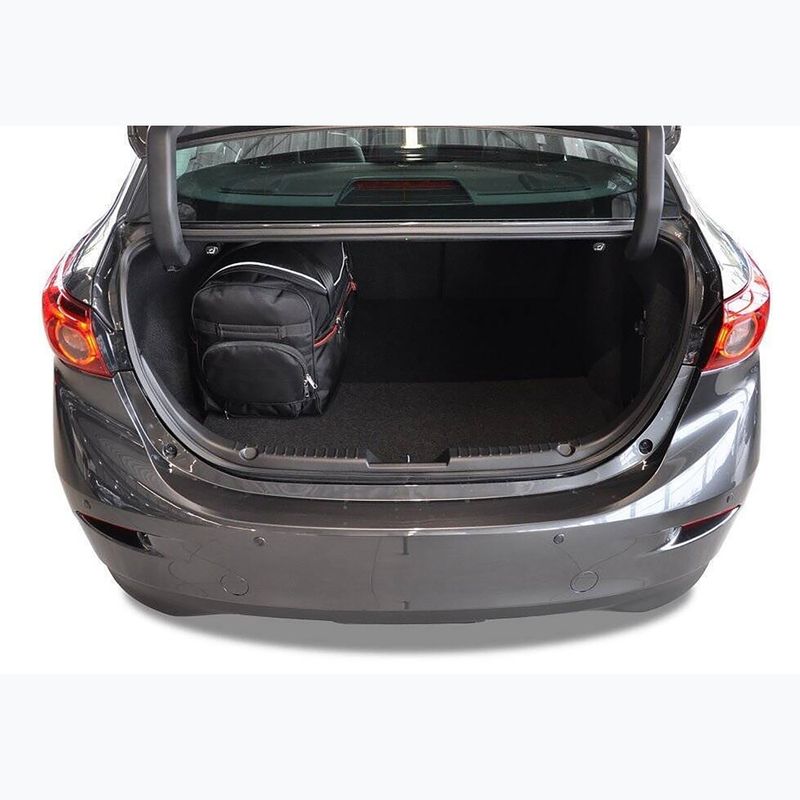 KJUST Mazda 3 Limousine 2013-2018 set di borse per bagagliaio 5 pezzi nero. 16