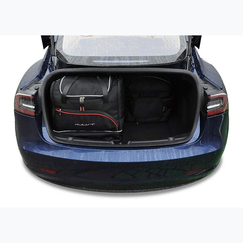KJUST Tesla Model 3 2017-2023 set di borse da bagagliaio 5 pezzi nero. 14