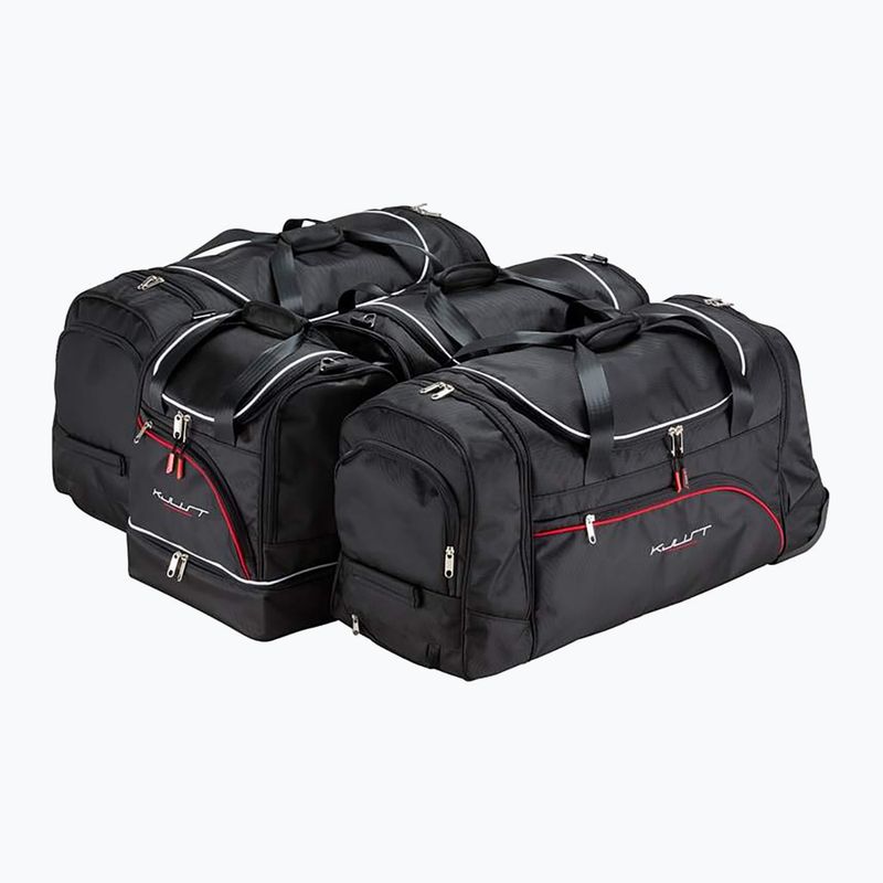 Set di borse portabagagli KJUST Renault Megane Grandtour 2016+ 4 pezzi nero.