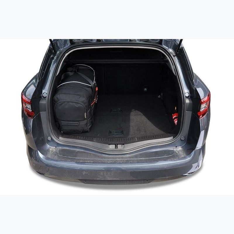 Set di borse portabagagli KJUST Renault Megane Grandtour 2016+ 4 pezzi nero. 16