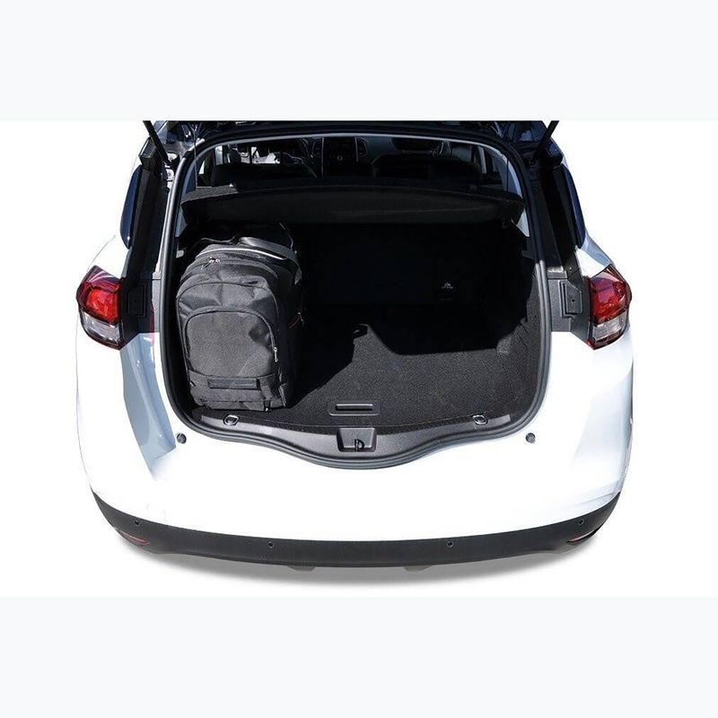 KJUST Renault Scenic 2015-2019 set di borse per il bagaglio 4 pezzi nero. 15