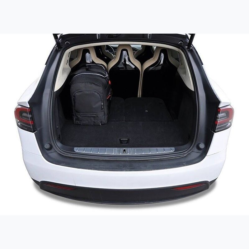 KJUST Tesla Model X 2016+ 5 borse portabagagli nere. 19