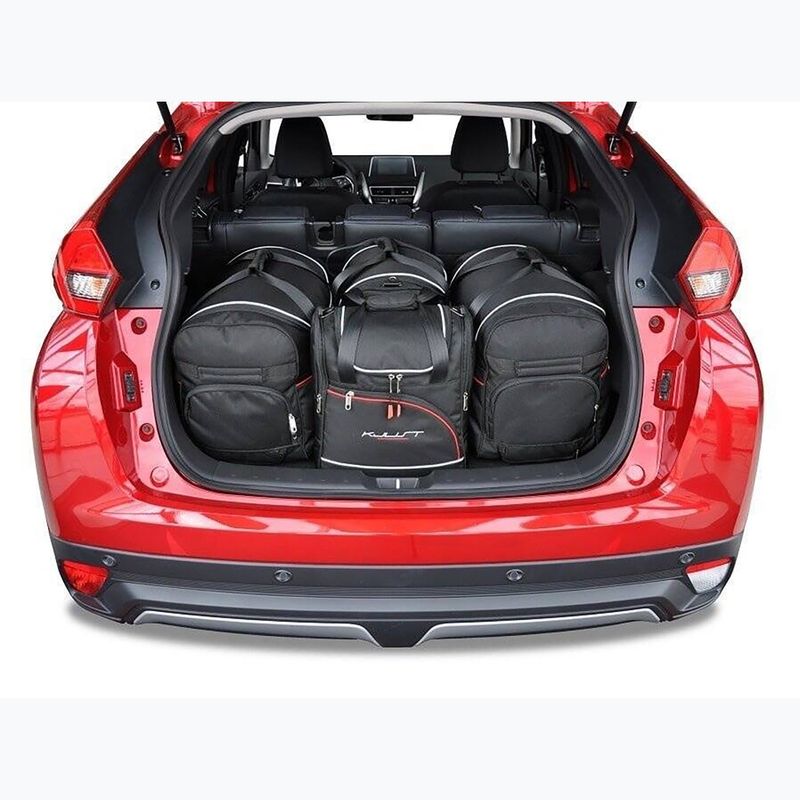 KJUST Mitsubishi Eclipse Cross 2017-2021 set di borse portabagagli 4 pezzi nero. 12