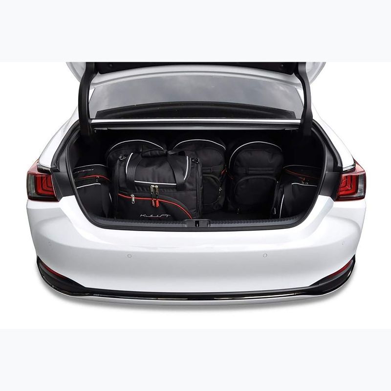 KJUST Lexus Es 2018+ set di borse portabagagli 7 pezzi nero. 14