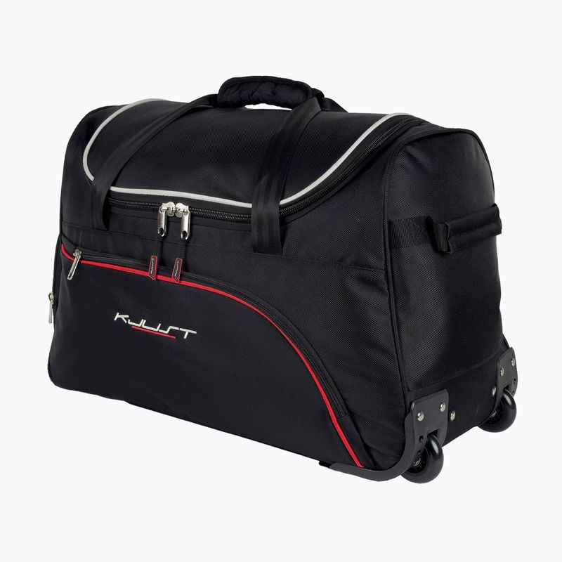 KJUST Volvo V40 Hatchback 2012-2019 set di borse per il bagaglio 3 pezzi nero. 3
