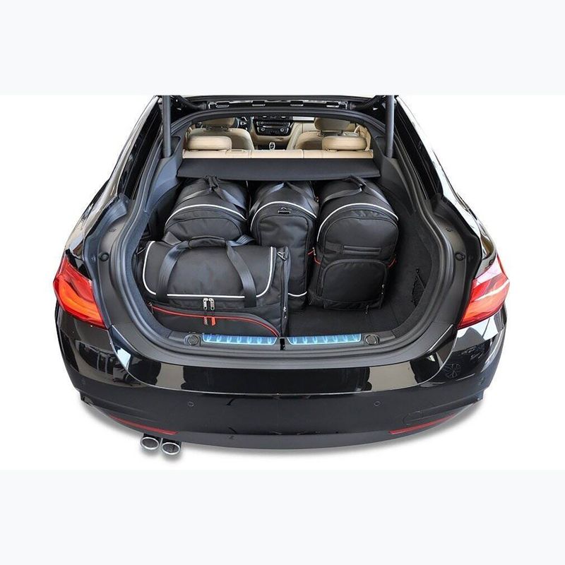 KJUST BMW 4 Gran Coupé 2013-2020 set di borse per bagagliaio 5 pezzi nero 14