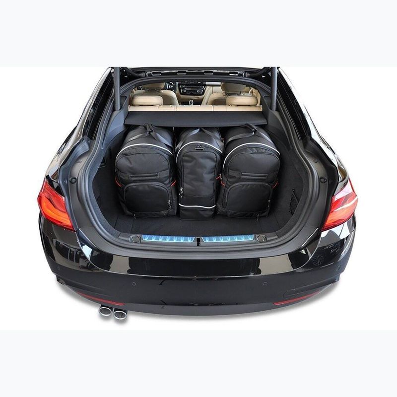 KJUST BMW 4 Gran Coupé 2013-2020 set di borse per bagagliaio 5 pezzi nero 15