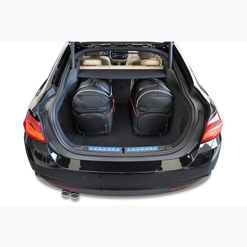 KJUST BMW 4 Gran Coupé 2013-2020 set di borse per bagagliaio 5 pezzi nero 16