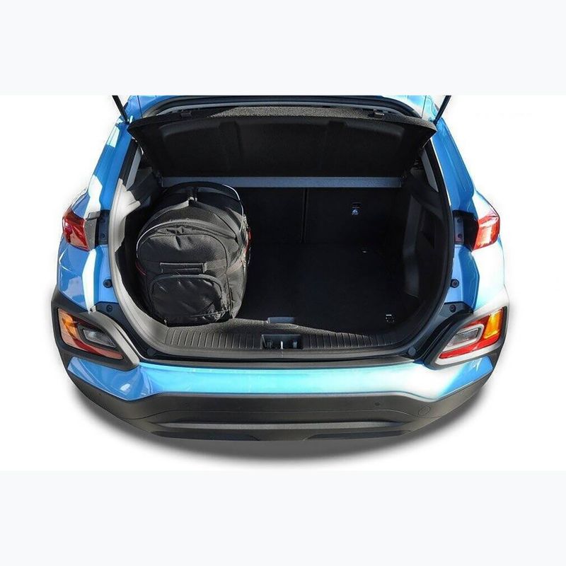 KJUST Hyundai Kona set di borse per bagagliaio 2017-2022 3 pezzi nero 17
