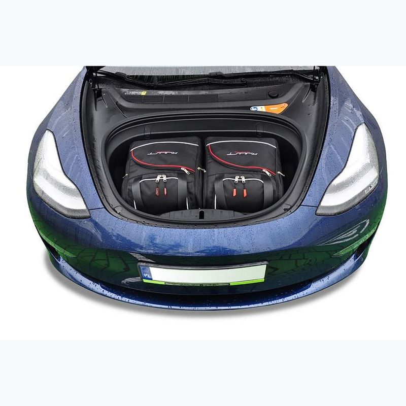 KJUST Tesla Model 3 2017-2020 set di borse da bagagliaio 7 pezzi nero. 16