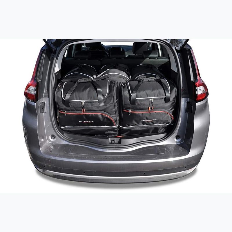 KJUST Renault Grand Scenic 2016-2021 set di borse per il vano bagagli 5 pezzi nero. 10