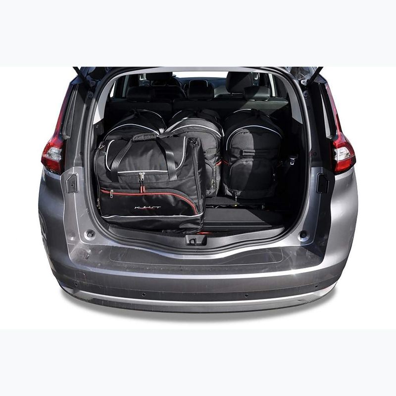 KJUST Renault Grand Scenic 2016-2021 set di borse per il vano bagagli 5 pezzi nero. 11