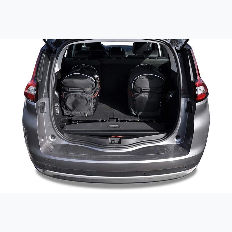 KJUST Renault Grand Scenic 2016-2021 set di borse per il vano bagagli 5 pezzi nero. 13