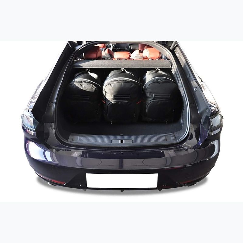 Set di borse portabagagli KJUST Peugeot 508 2018+ 5 pezzi nero. 15