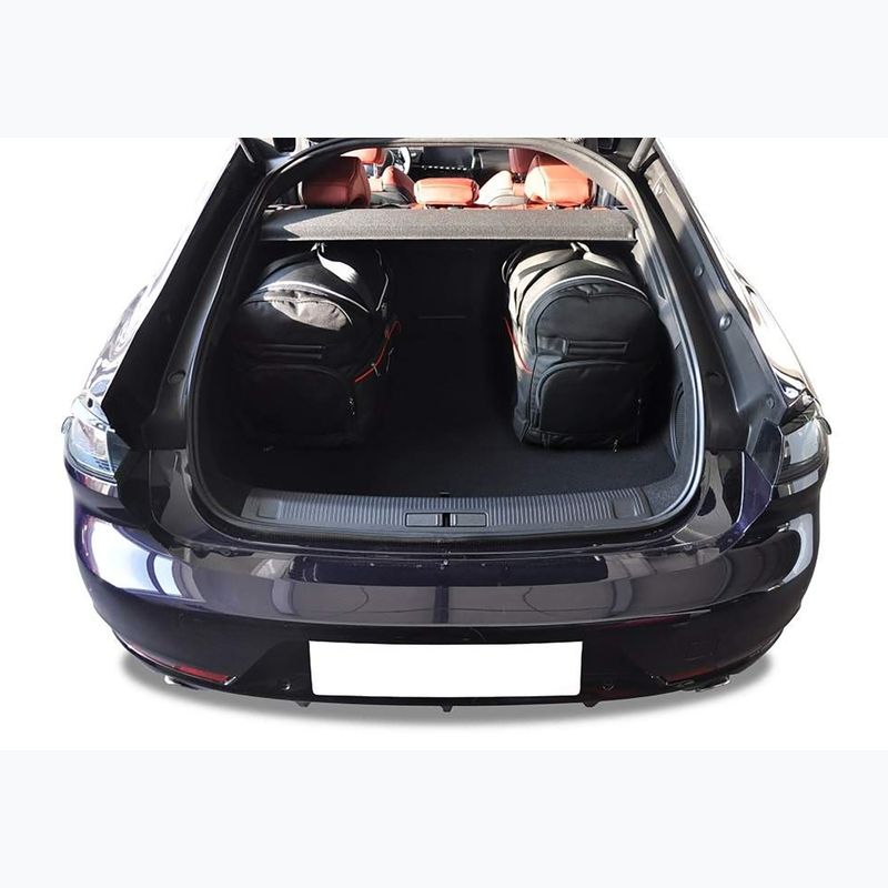 Set di borse portabagagli KJUST Peugeot 508 2018+ 5 pezzi nero. 16