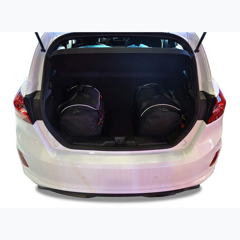 KJUST Ford Fiesta 2017+ set di borse portabagagli 3 pezzi nero 13