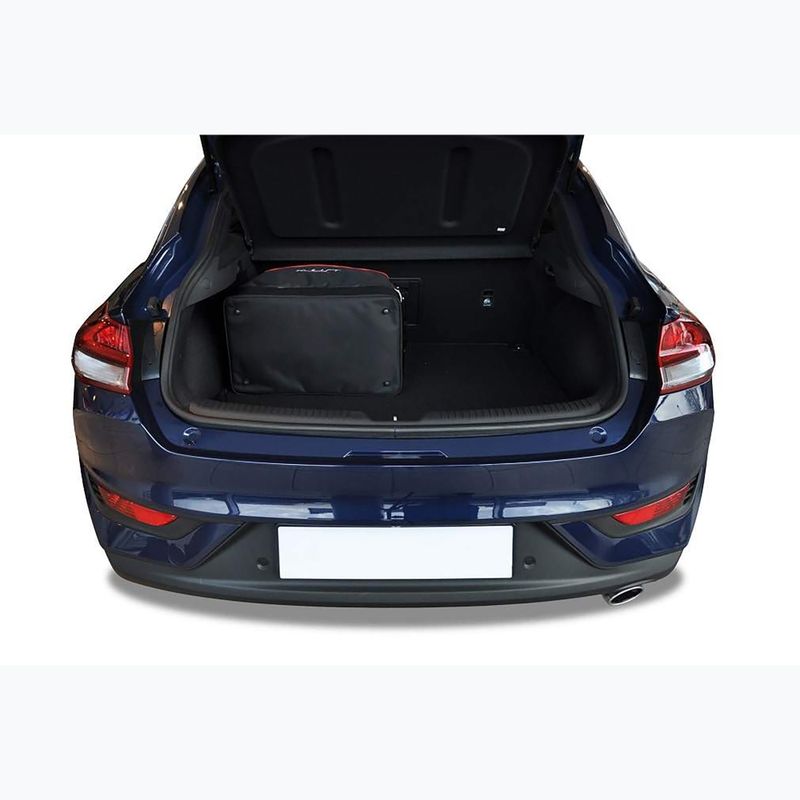 Set di borse da bagagliaio KJUST Hyundai I30 Fastback 2017+ 4 pezzi nero 16