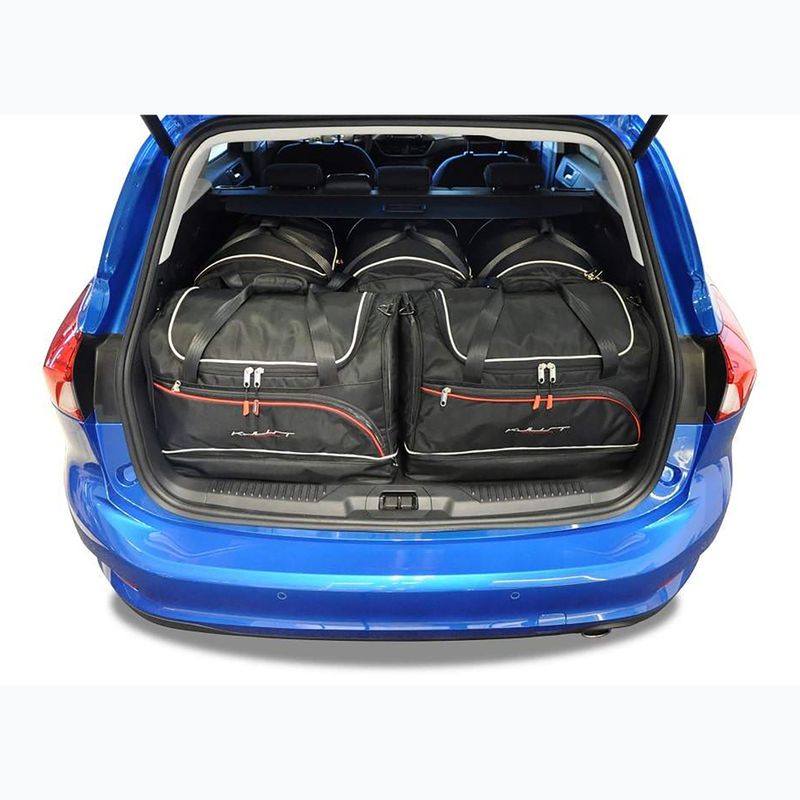 KJUST Ford Focus station wagon set di borse 2018+ 5 pezzi nero 14