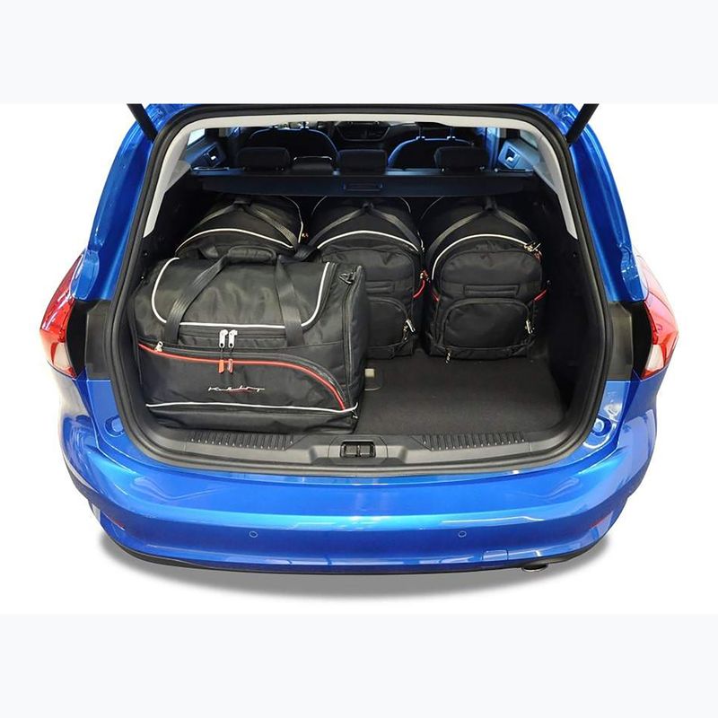 KJUST Ford Focus station wagon set di borse 2018+ 5 pezzi nero 15