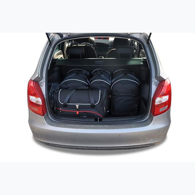 Set di borse portabagagli KJUST Skoda Fabia Combi 2007-2014 5 pezzi nero. 13