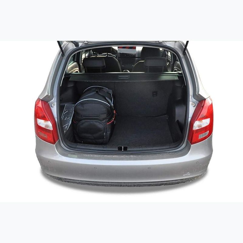 Set di borse portabagagli KJUST Skoda Fabia Combi 2007-2014 5 pezzi nero. 16