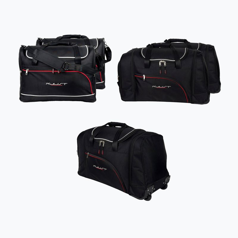 KJUST Toyota Land Cruiser 150 2017+ 5 set di borse portabagagli nero.