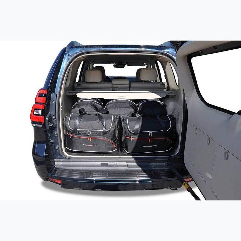 KJUST Toyota Land Cruiser 150 2017+ 5 set di borse portabagagli nero. 15