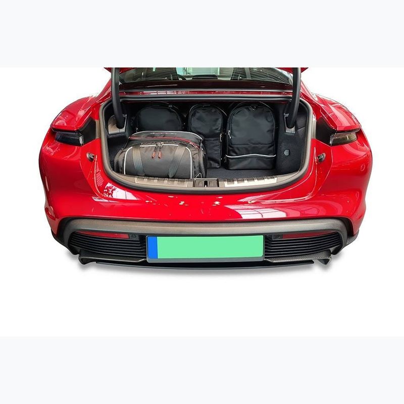 KJUST Porsche Taycan 2019+ 5 set di valigie nere. 12