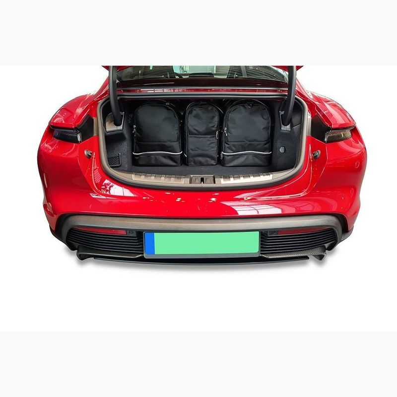KJUST Porsche Taycan 2019+ 5 set di valigie nere. 13