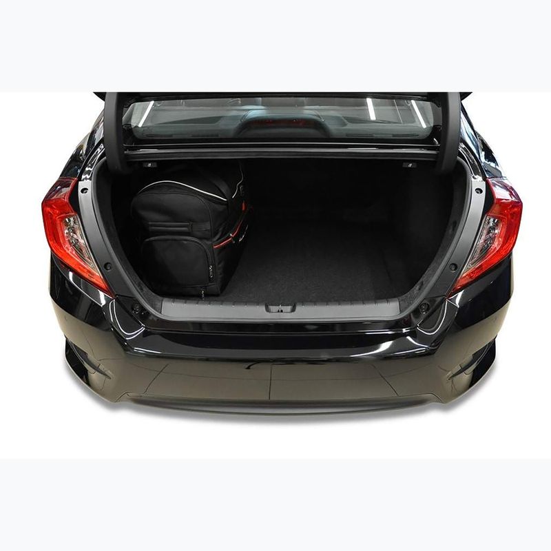 KJUST Honda Civic Limousine 2017-2021 set di borse per bagagliaio 5 pezzi nero 16