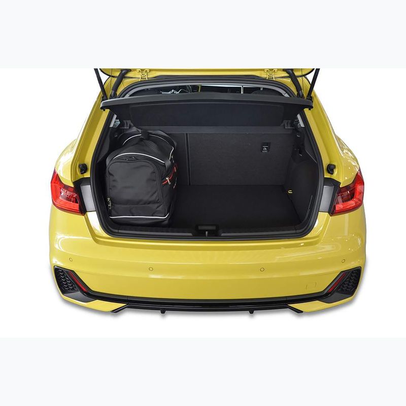 KJUST Audi A1 set borsa bagagliaio 2018+ 3 pezzi nero 15