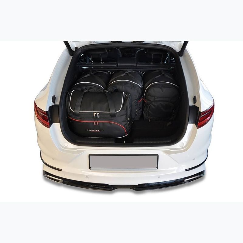 KJUST Kia Proceed set di borse per bagagli 2019+ 5 pezzi nero. 15
