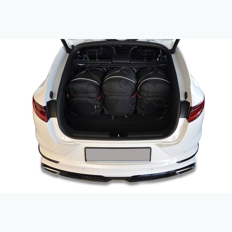 KJUST Kia Proceed set di borse per bagagli 2019+ 5 pezzi nero. 16
