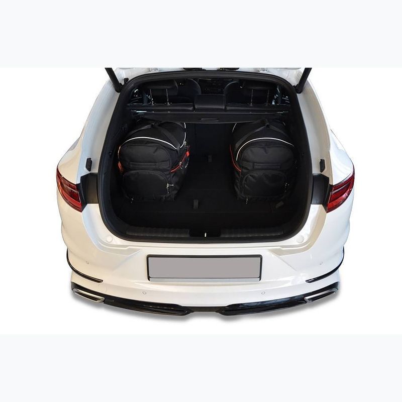 KJUST Kia Proceed set di borse per bagagli 2019+ 5 pezzi nero. 17