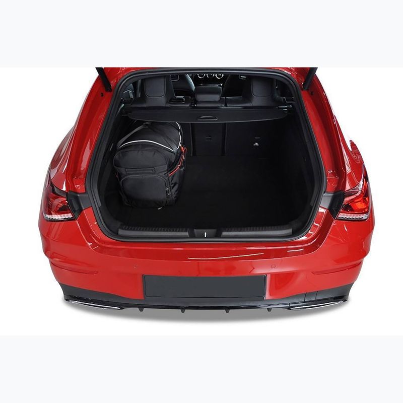 KJUST Mercedes-Benz Cla Shooting Brake set di borse per il bagaglio 2019+ 5 pezzi nero. 16