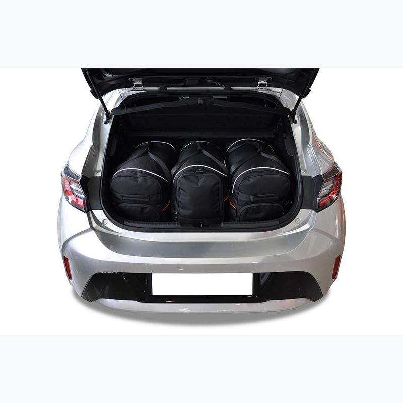 KJUST Toyota Corolla Hatchback 2019+ Set di 3 borse da viaggio nere. 14