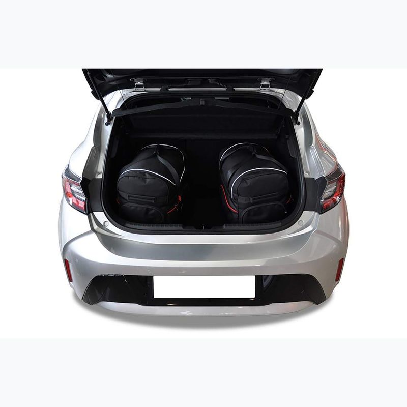 KJUST Toyota Corolla Hatchback 2019+ Set di 3 borse da viaggio nere. 15