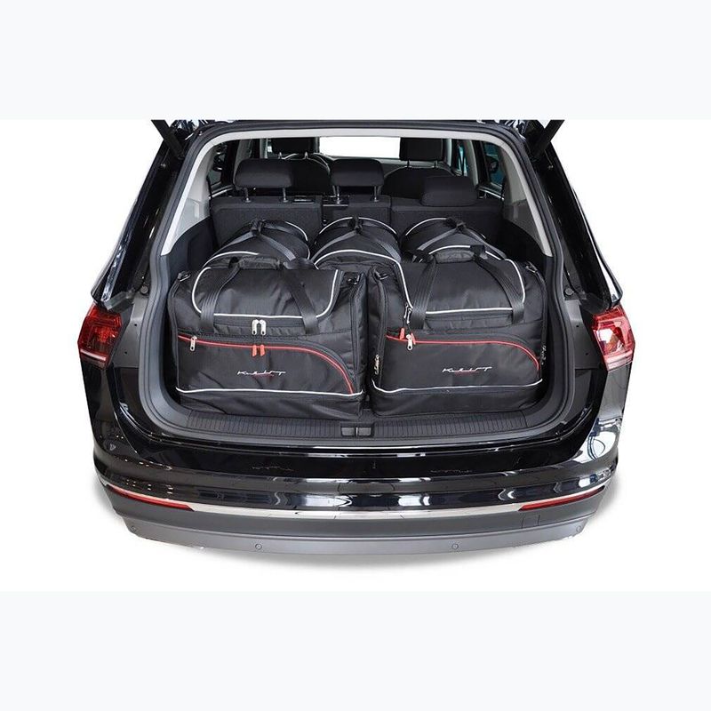 Set di borse portabagagli KJUST Volkswagen Tiguan Allspace 2017+ 5 pezzi nero. 14