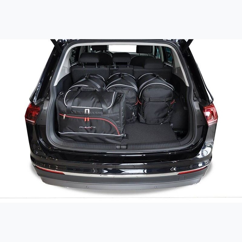 Set di borse portabagagli KJUST Volkswagen Tiguan Allspace 2017+ 5 pezzi nero. 15