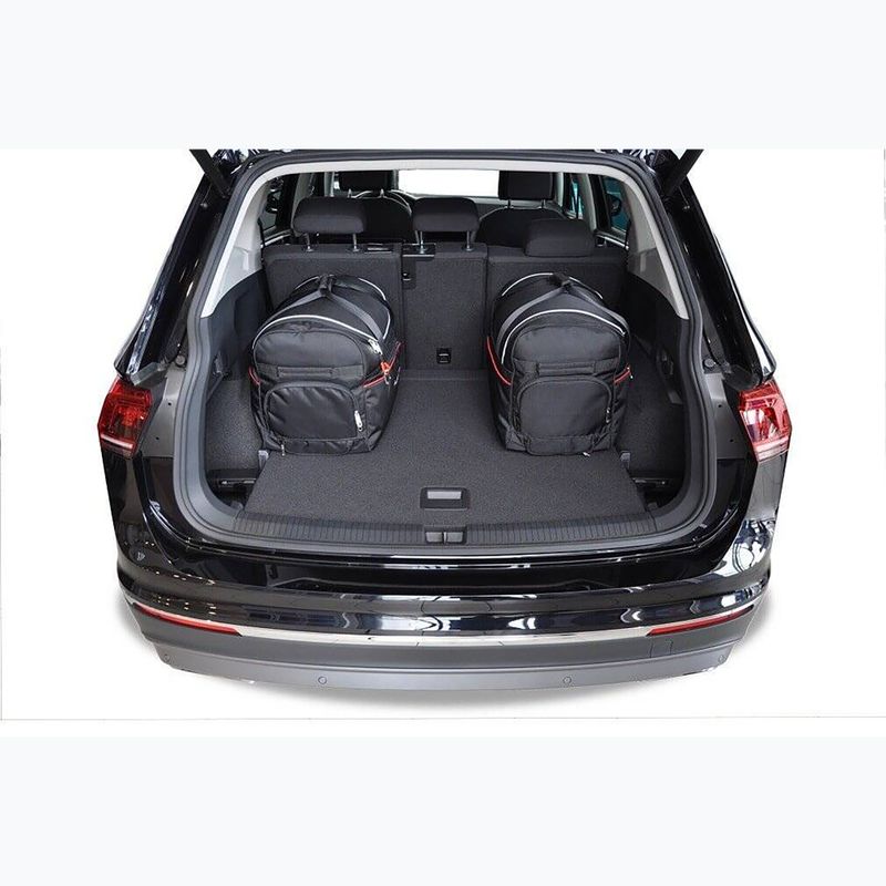 Set di borse portabagagli KJUST Volkswagen Tiguan Allspace 2017+ 5 pezzi nero. 17