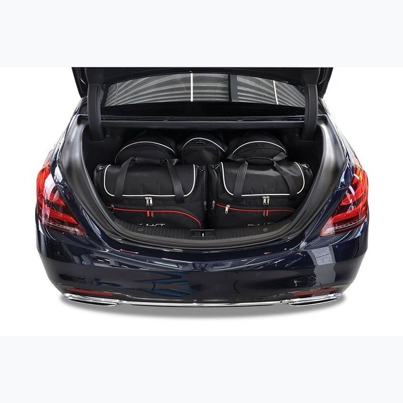KJUST Mercedes-Benz S 2013-2020 set di borse per bagagliaio 5 pezzi nero 13