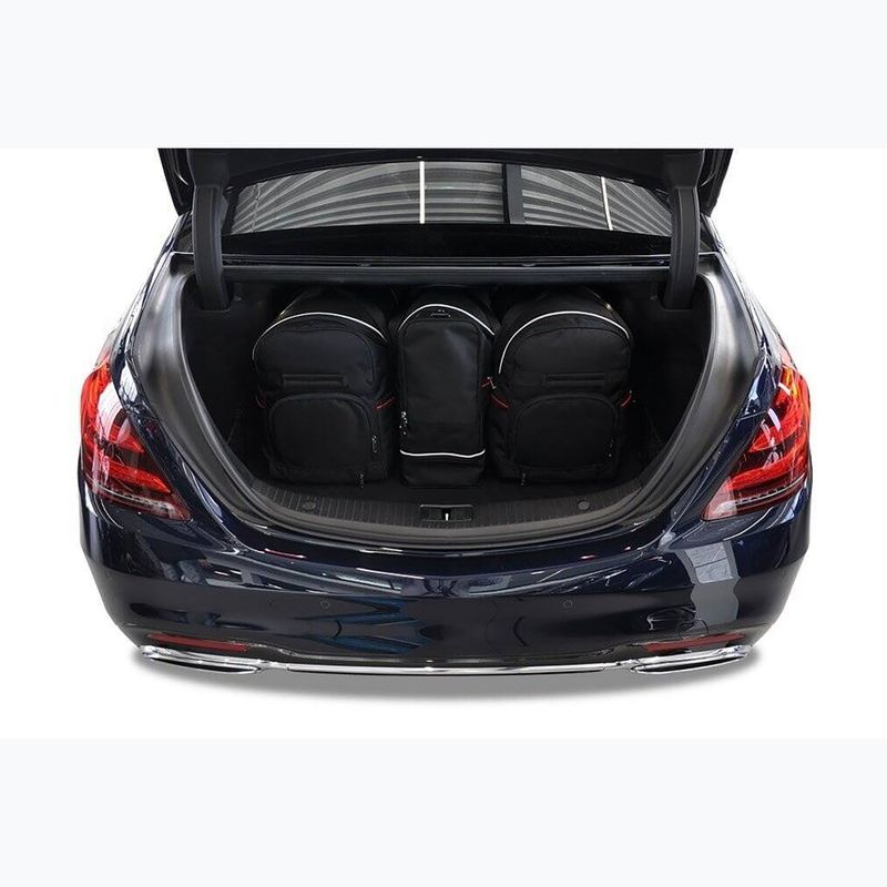 KJUST Mercedes-Benz S 2013-2020 set di borse per bagagliaio 5 pezzi nero 15