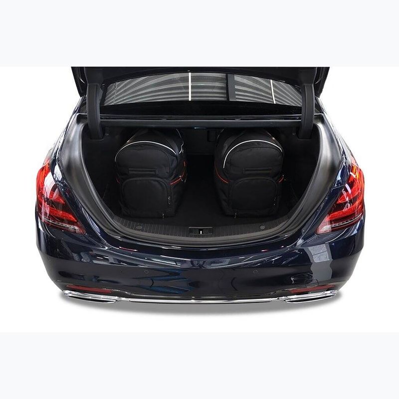 KJUST Mercedes-Benz S 2013-2020 set di borse per bagagliaio 5 pezzi nero 16