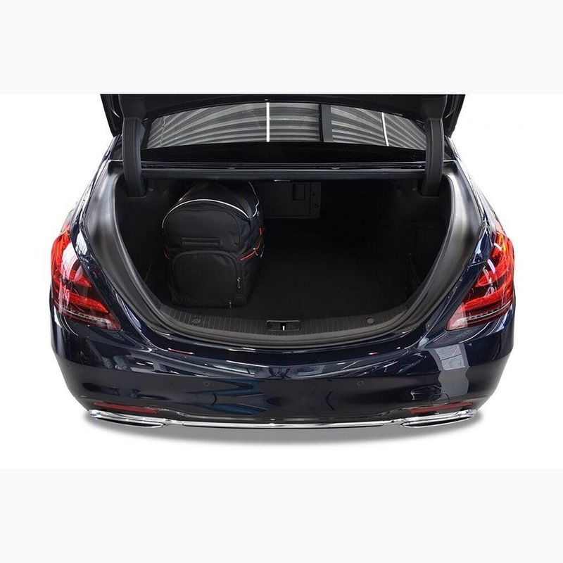 KJUST Mercedes-Benz S 2013-2020 set di borse per bagagliaio 5 pezzi nero 17