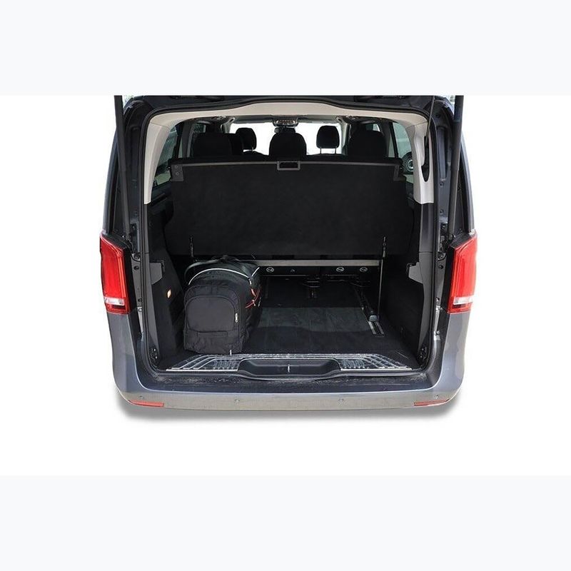 KJUST Mercedes-Benz V Extra Long 2014+ set di 7 borse portabagagli nero. 12